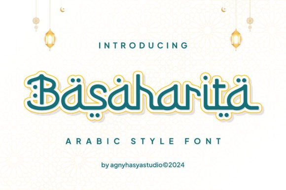 Basaharita: A Refined Arabic Display Typeface for Branding