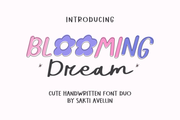 Blooming Dream: A Whimsical Display Font for Handmade Creators