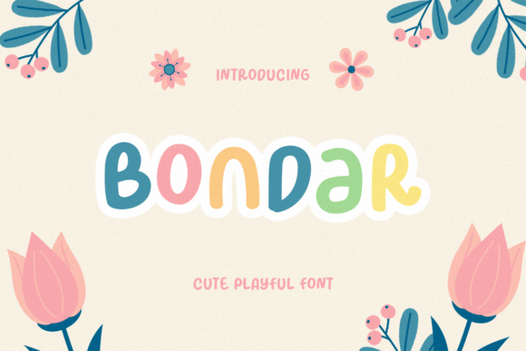 Bondar: A Playful Script Font for Digital Branding