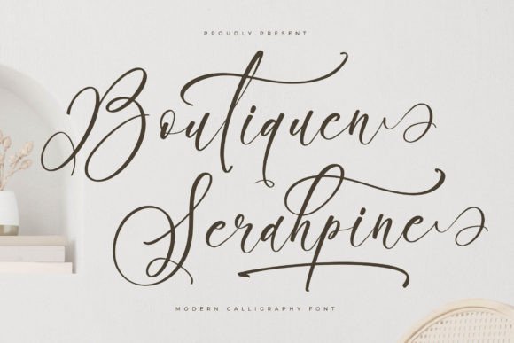 Boutiquen Serahpine: A Luxury Script Font for Digital Branding