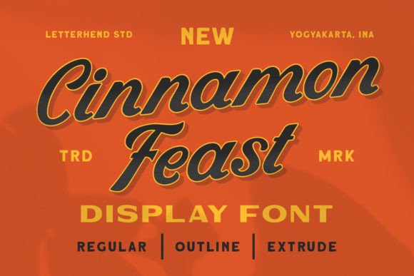 Cinnamon Feast: A Display Font That Feels Like Home