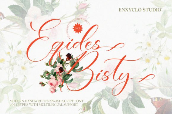 Eqides Bisty: The Handwritten Script Font That Makes Your Campaigns Instantly Recognizable