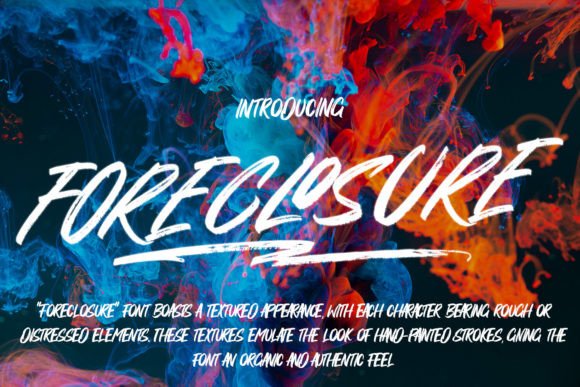 Foreclosure: A Display Font That Adds Texture and Character to Real Branding Work