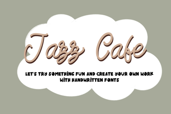 Jazz Cafe: A Handwritten Font That Makes Your Campaign Feel Human
