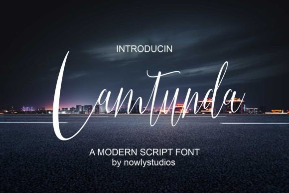 Lamtunda: A Handwritten Script Font That Feels Like a First Draft—But Better