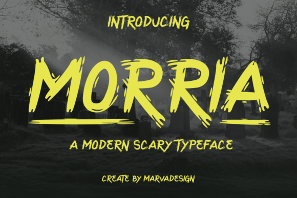 Morria: A Distinctive Script Font for Editorial Design