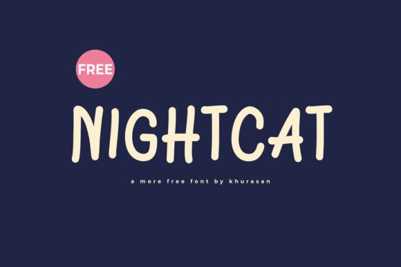 Nightcat: A Modern Handwritten Font for Digital Branding