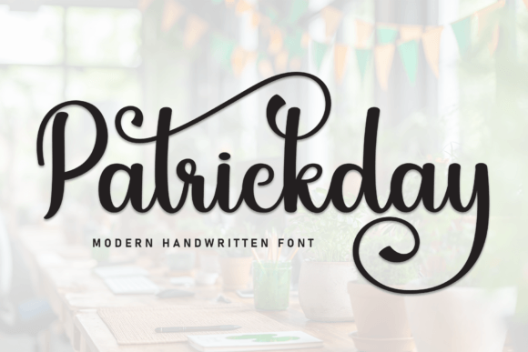 Patrickday: A Sweet Handwritten Font for Makers