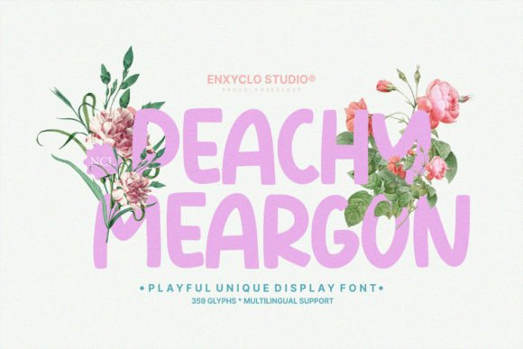 Peachy Meargon: A Playful Handwritten Font for Real Business Branding