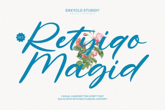 Retyiqo Magid: A Casual Handwritten Script Font That Feels Like a Design Secret