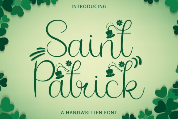 Saint Patrick: A Refined Handwritten Font for Digital Branding