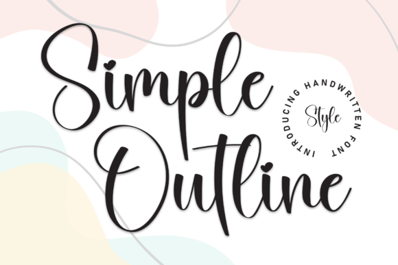 Simple Outline: A Handwritten Font That Elevates Digital Branding